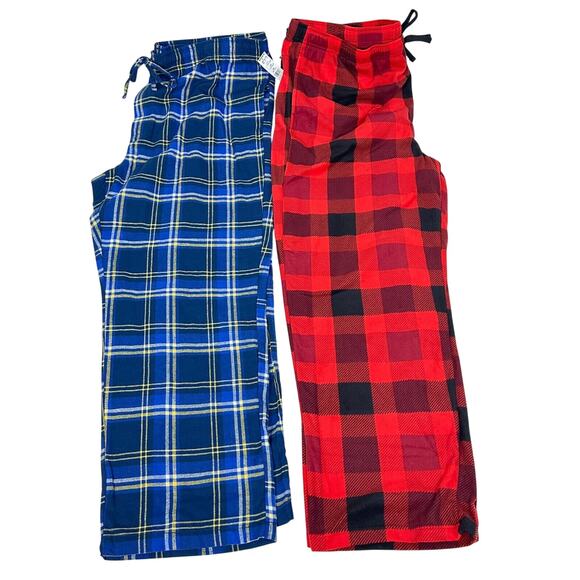 NWT Blue Red Men's Sonoma Essential Pants Pajamas lot of 2 3XL Tall pj's L33 - Picture 1 of 9